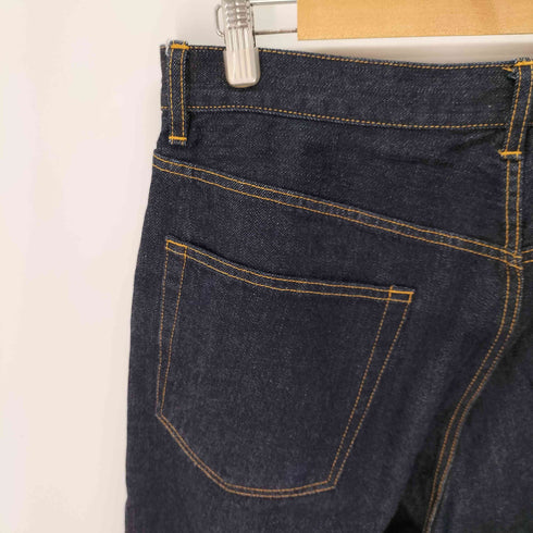 オーレイチョウルイ 0-CHO-RUI  IOS COMFORT インディゴ ワイドデニム マグネットボタン メンズ  34